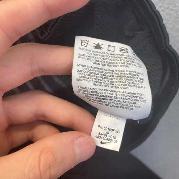 Nike Pants Mens Size M Black Therma Fit Fleece Lined Training Sweatpants,Drawstr - Picture 7 of 11